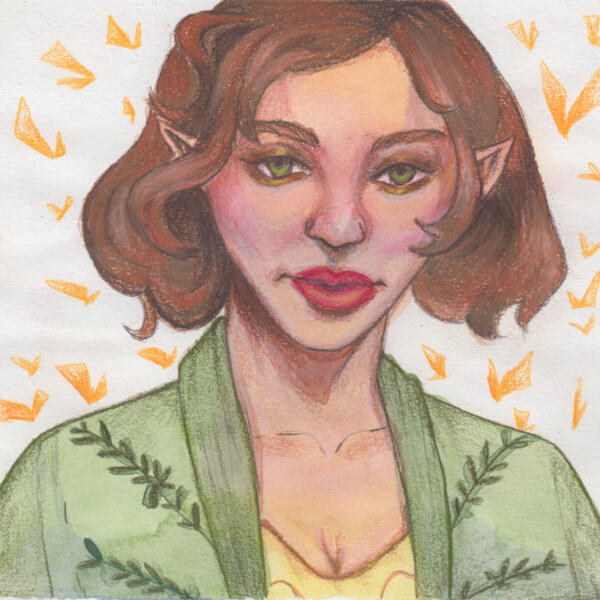 Macharis Loratoris as drawn by kowbonez on Pillowfort